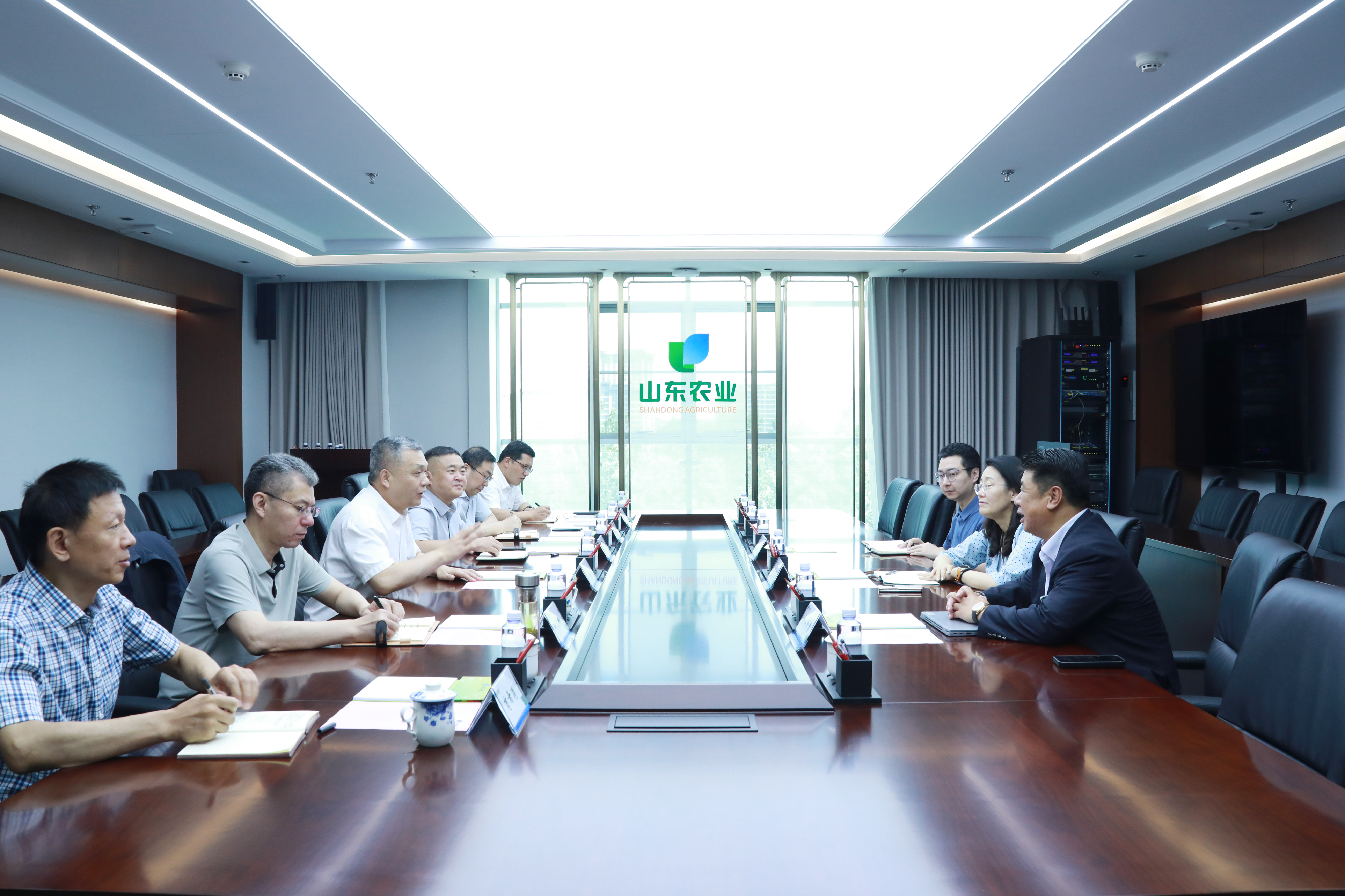 中国粮食经济学会赴山东省农业集团调研