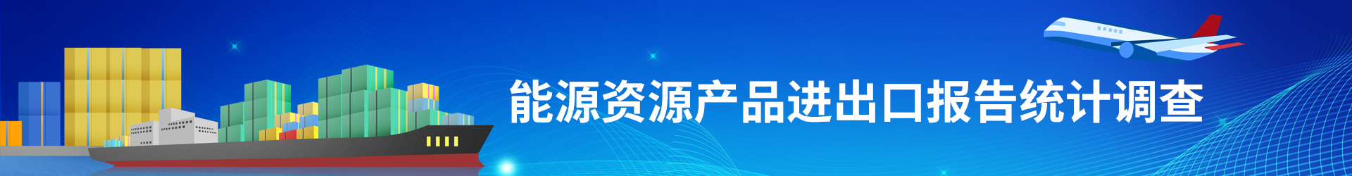 能源资源产品进出口报告统计调查