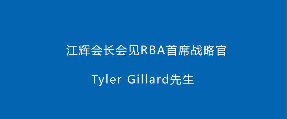 五矿商会会长江辉会见负责任商业联盟（RBA）首席战略官Tyler Gillard，双方同意就矿产供应链尽职调查标准开展合作