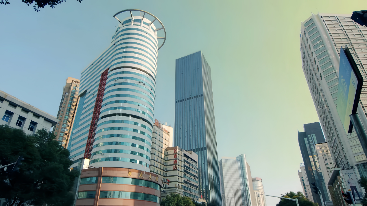 建筑的高楼大厦已生成高可信度的说明