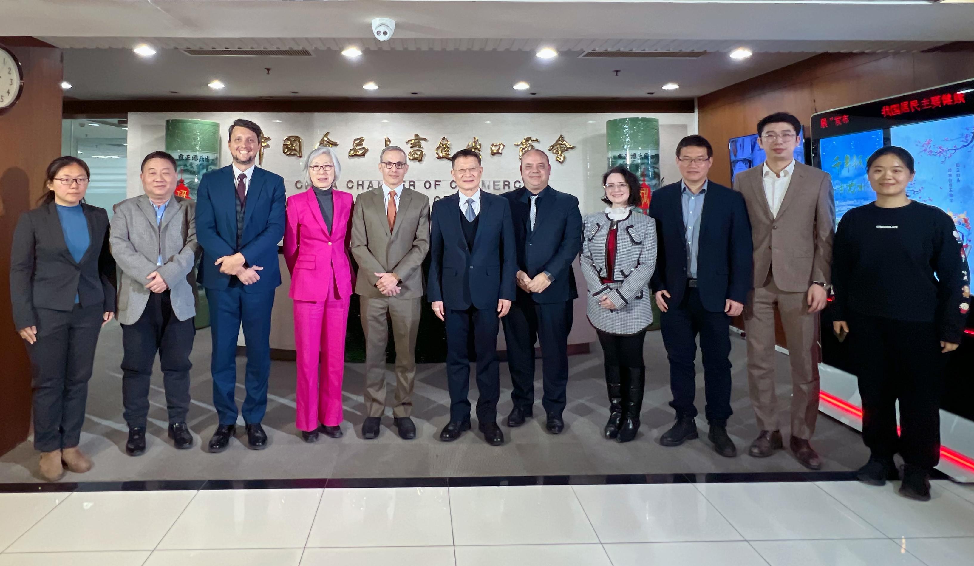 巴西使馆农业参赞一行到访我会 - 中国食品土畜进出口商会